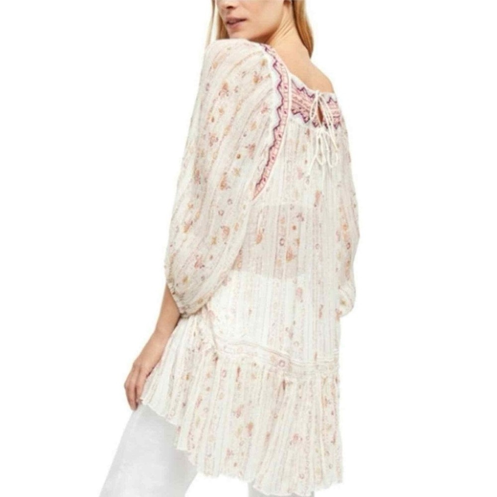 Free People Dance Magic Tunic in Ivory Colorway - Picture 7 of 16